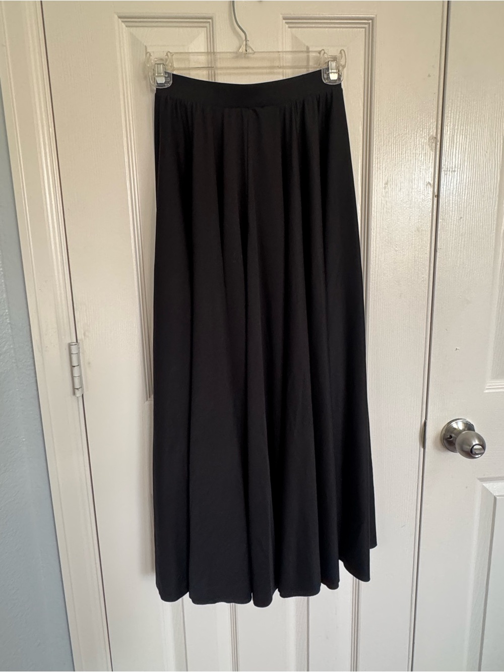 Black Body Wrappers Full Maxi Skirt